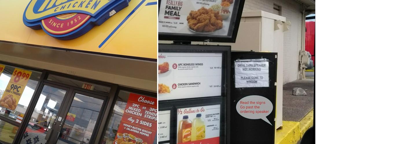 Church's Texas Chicken Menu
