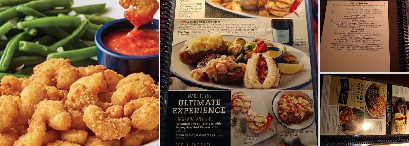 Red Lobster Menu