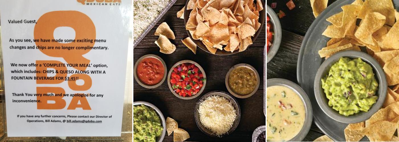 QDOBA Mexican Eats Menu