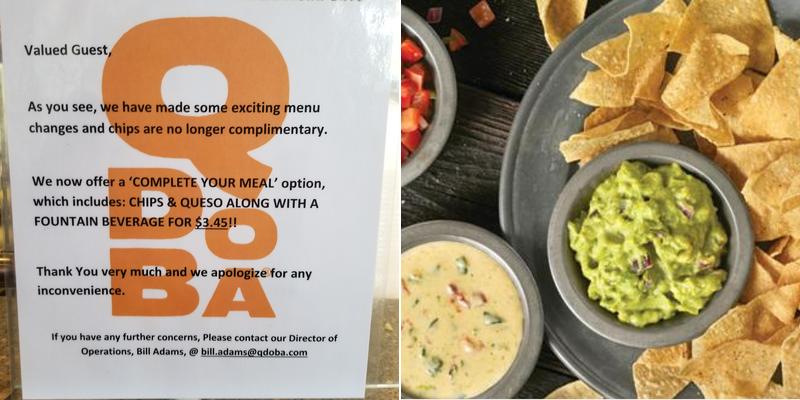 QDOBA Mexican Eats Menu