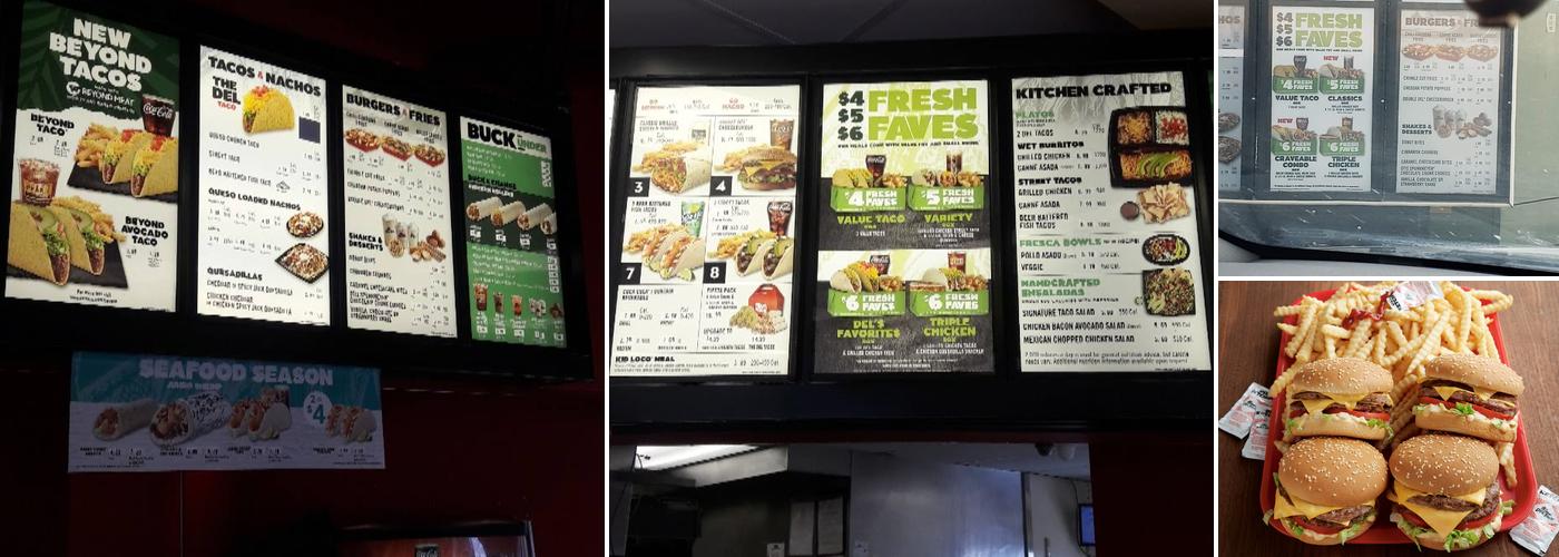Del Taco Menu