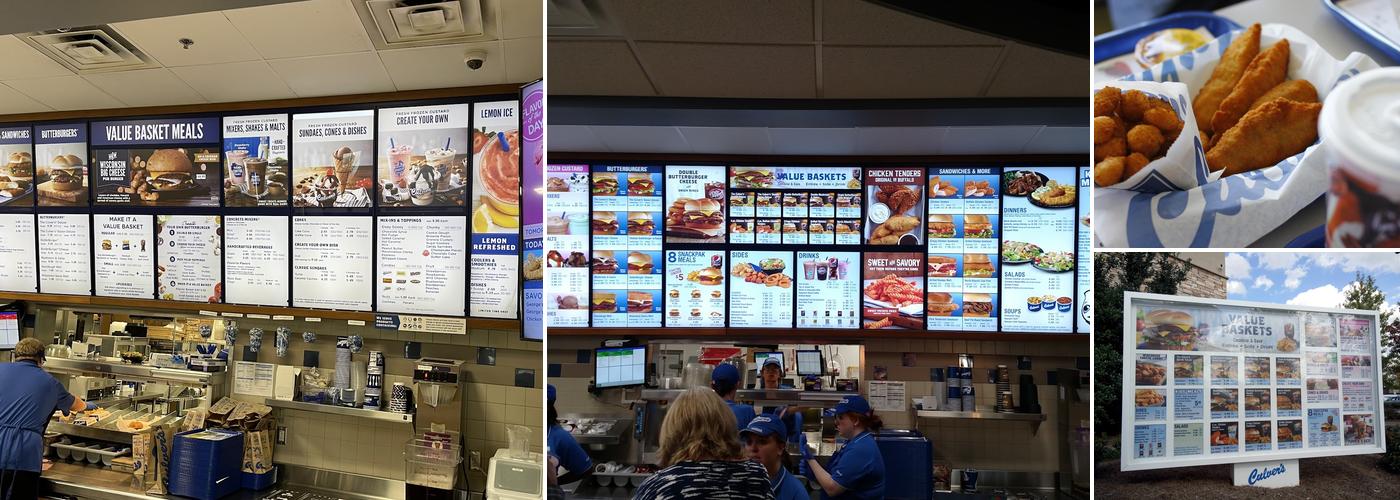 Culver’s Menu