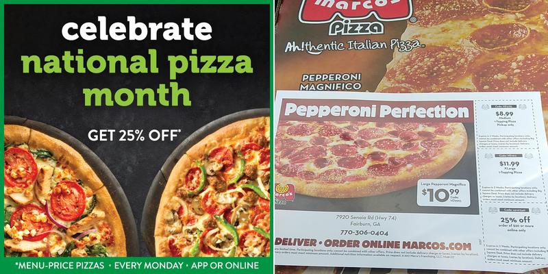 Marco's Pizza Menu