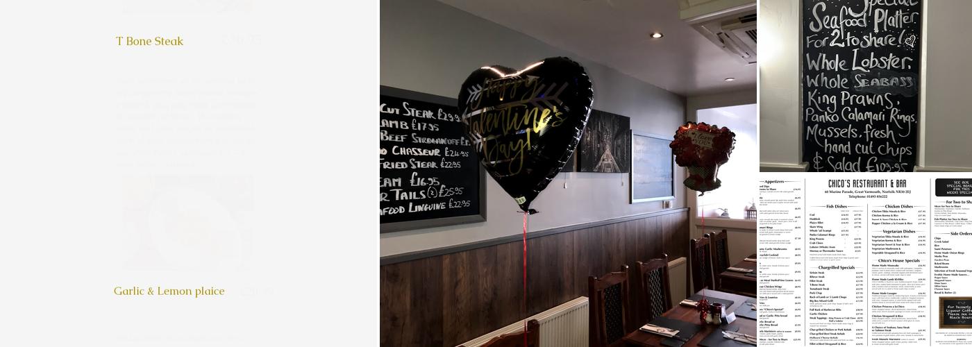 Chico's Restaurant Menu