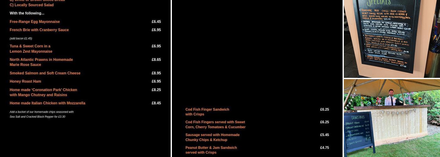 Tanskeys Bistro Menu