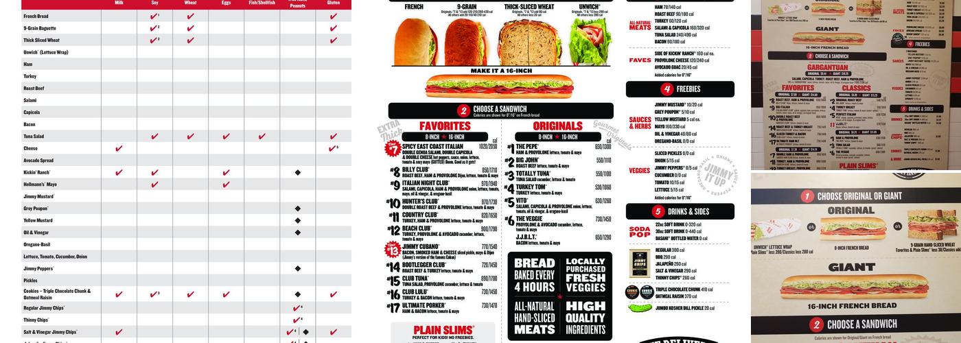 Jimmy John's Menu