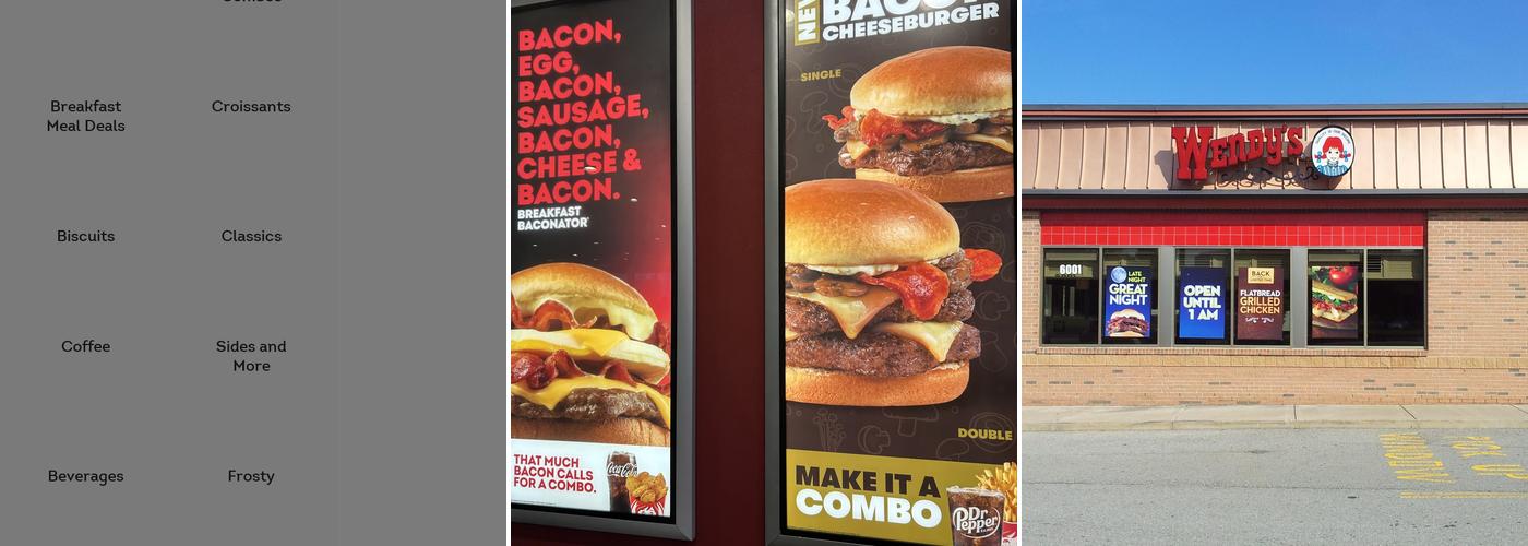 Wendy's Menu