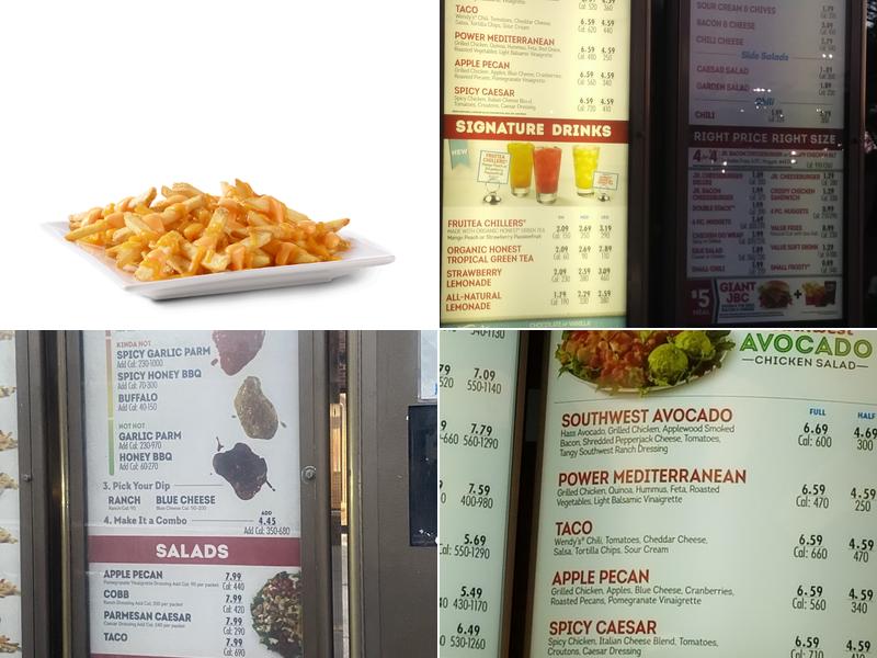 Wendy's Menu