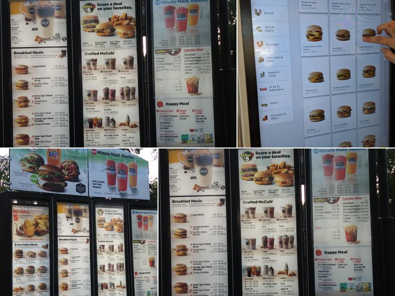 McDonald's Menu