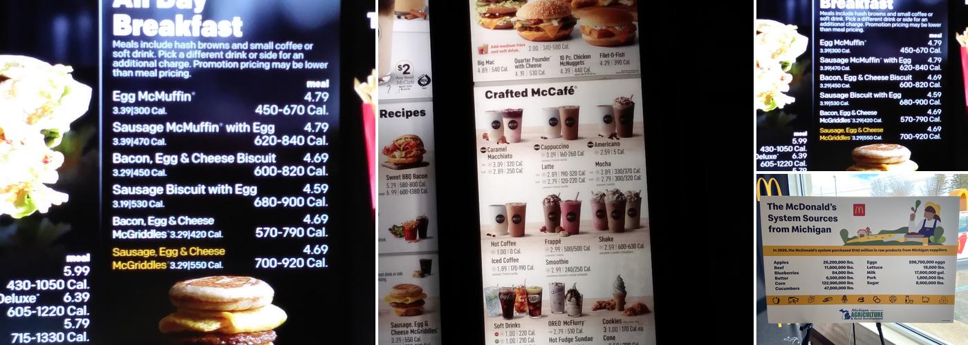 McDonald's Menu