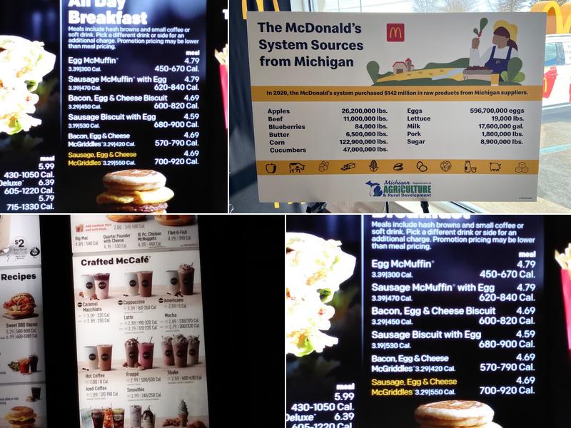 McDonald's Menu