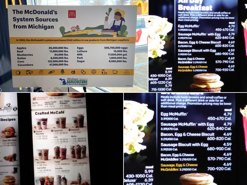 McDonald's Menu