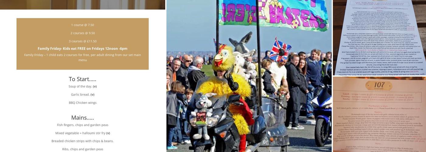 107 Dining Room Menu