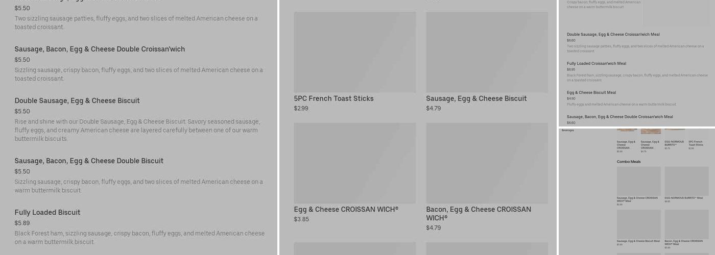 Burger King Menu