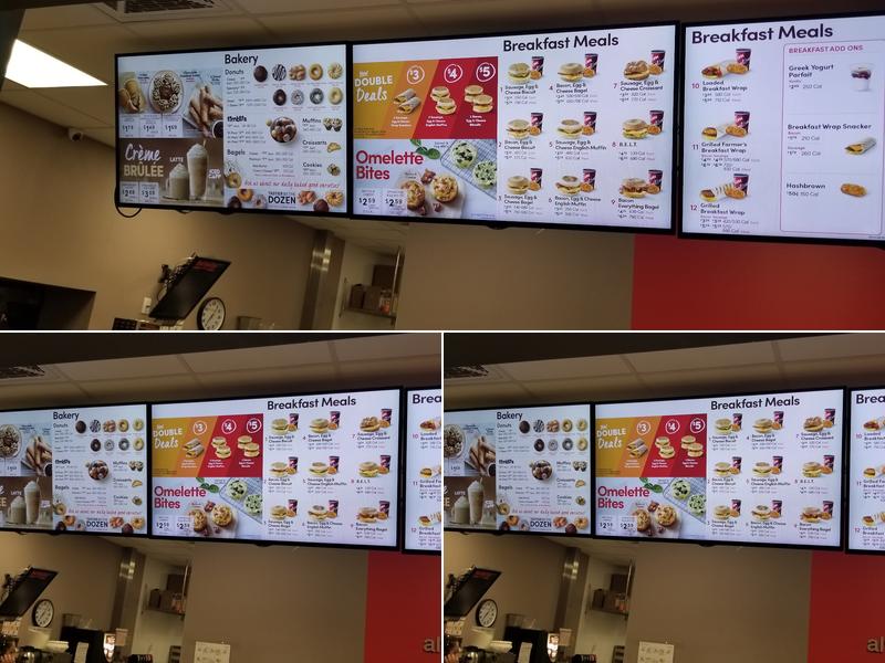 Tim Hortons Menu
