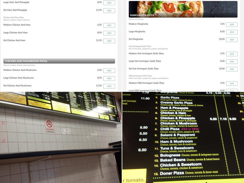 Capri Pizzeria Immingham Menu