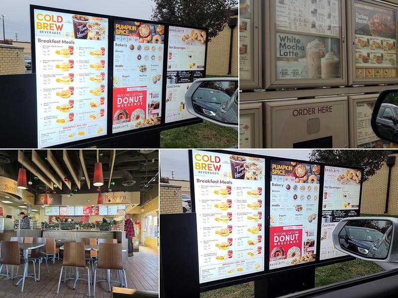 Tim Hortons Menu