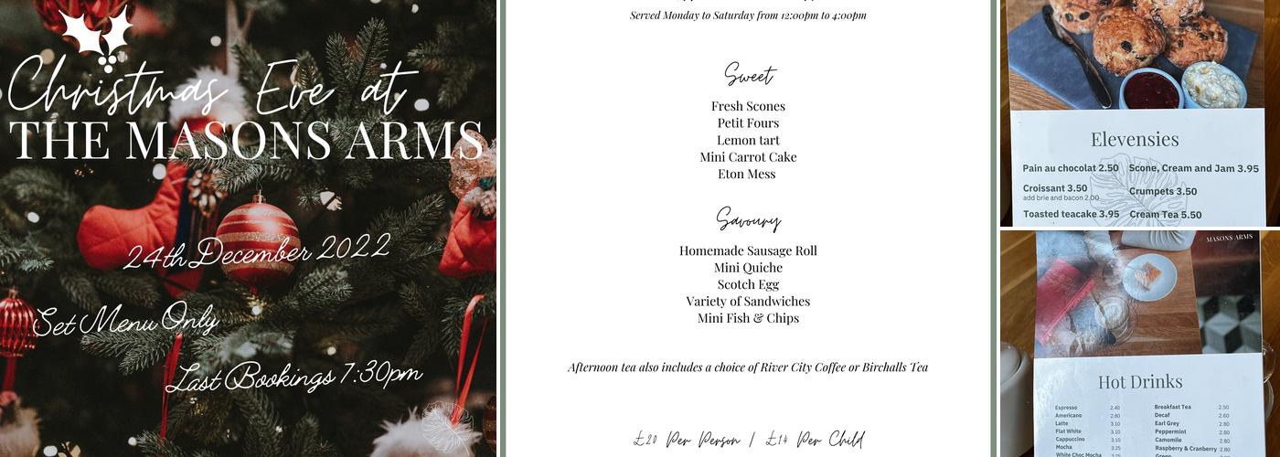 The Masons Arms Menu