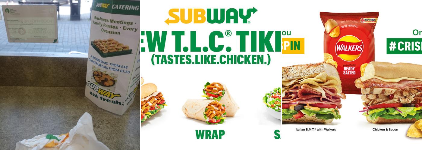 Subway Menu