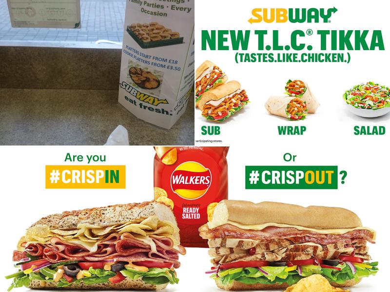 Subway Menu