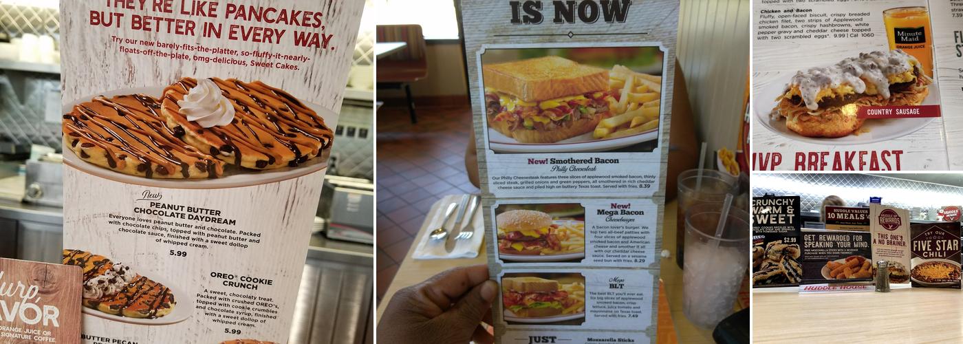 Huddle House Menu