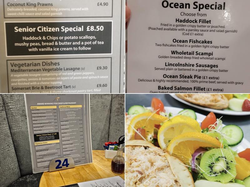 Ocean Fish Bar Menu