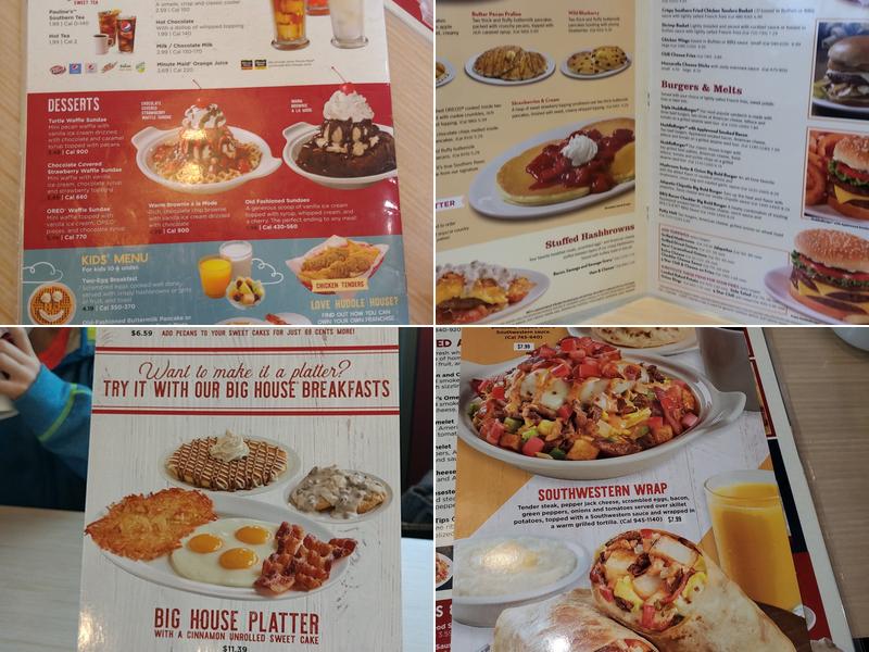 Huddle House Menu