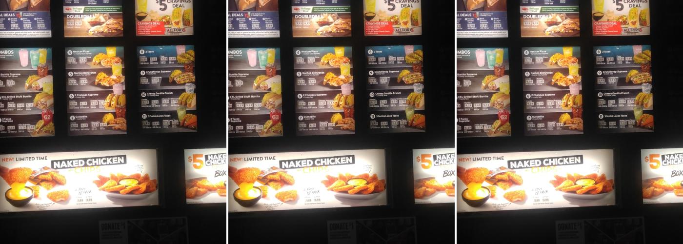 Taco Bell Menu