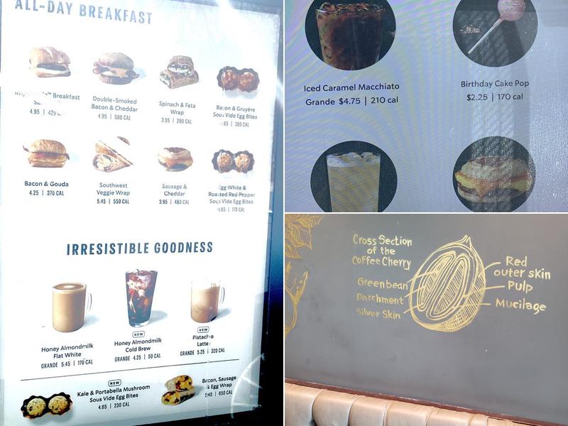 Starbucks Menu