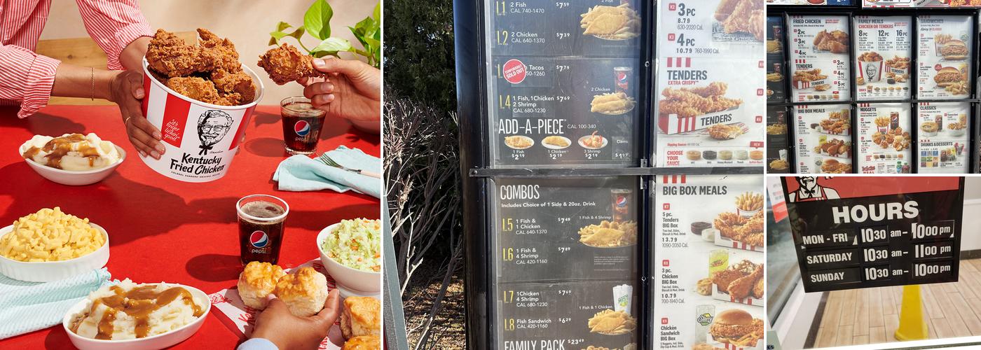 KFC Menu