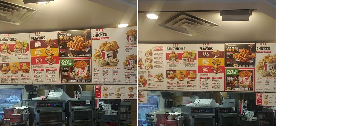KFC Menu
