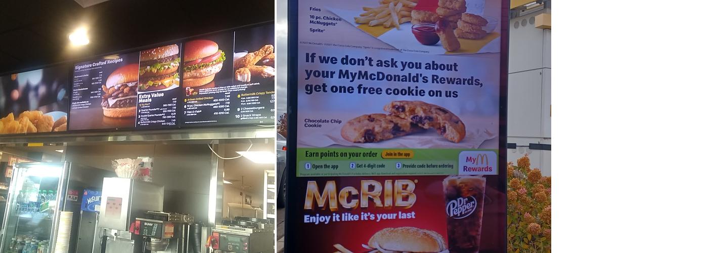 McDonald's Menu