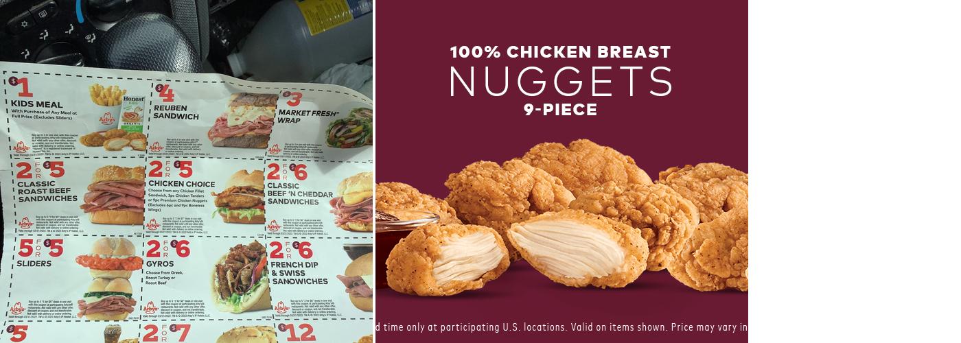 Arby's Menu