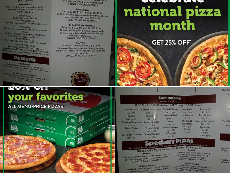 Marco's Pizza Menu
