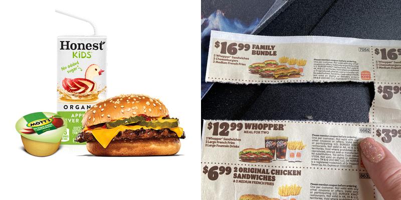 Burger King Menu