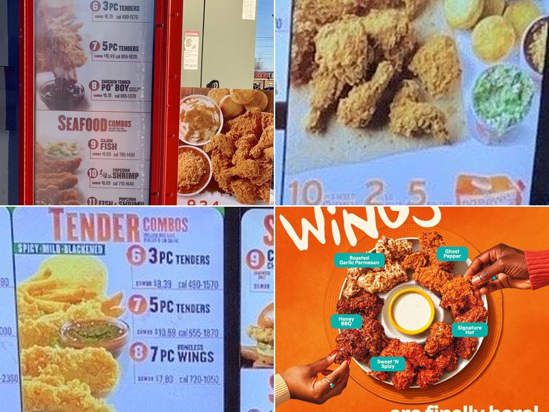 Popeyes Louisiana Kitchen Menu