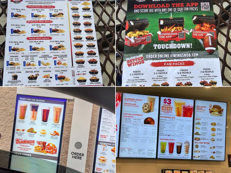 Dunkin' Menu