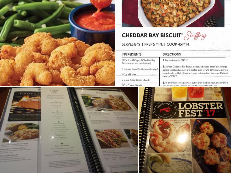 Red Lobster Menu