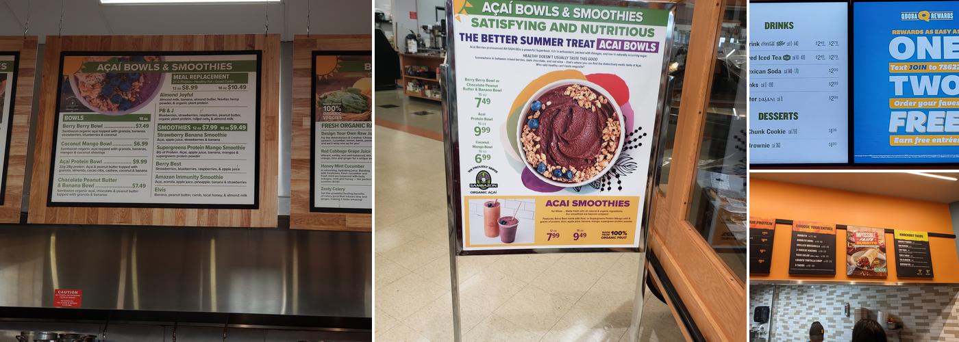 QDOBA Mexican Eats Menu