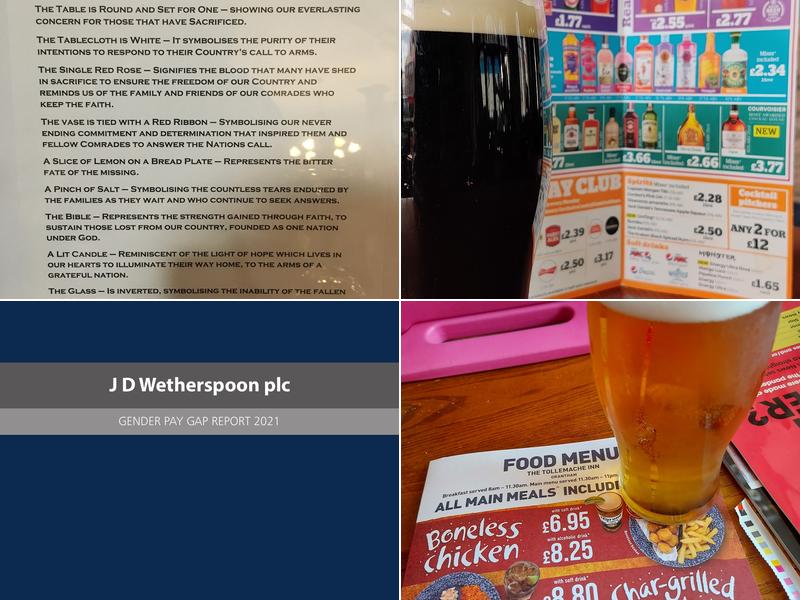 The Tollemache Inn - JD Wetherspoon Menu