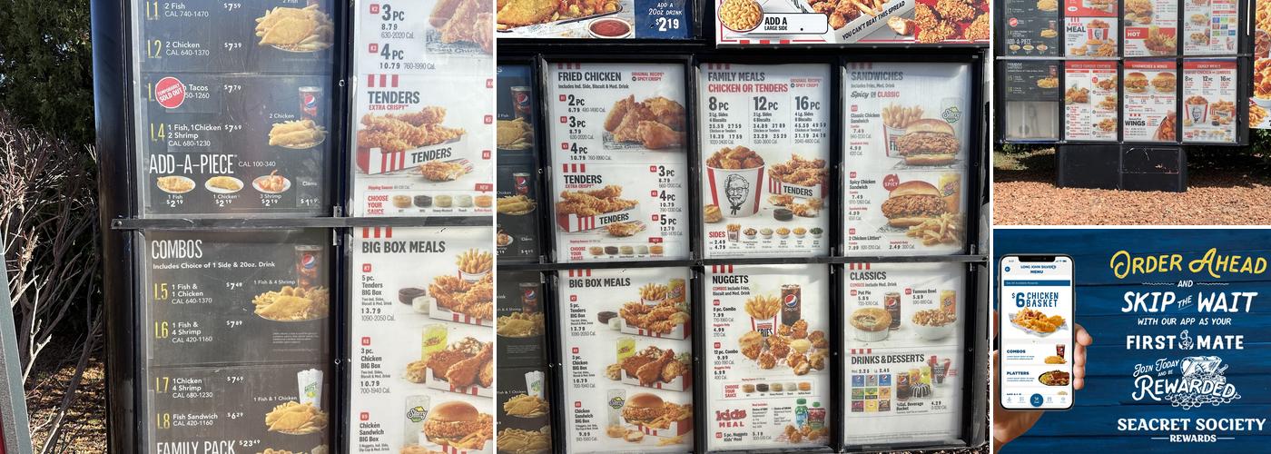 Long John Silver's | KFC Menu