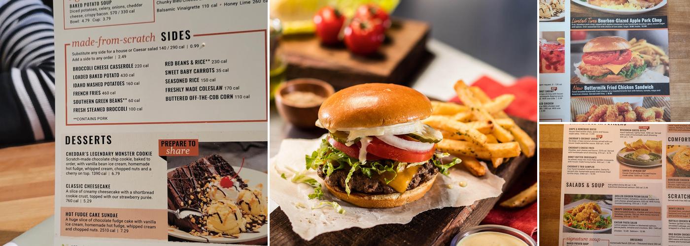 Cheddar's Scratch Kitchen Menu