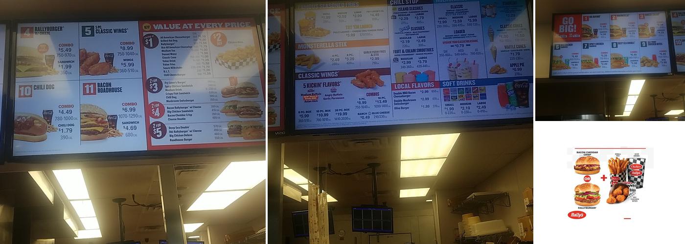 Rally's Menu