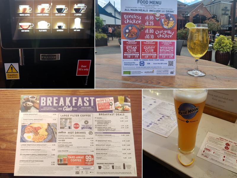 The Shoulder of Mutton - JD Wetherspoon Menu