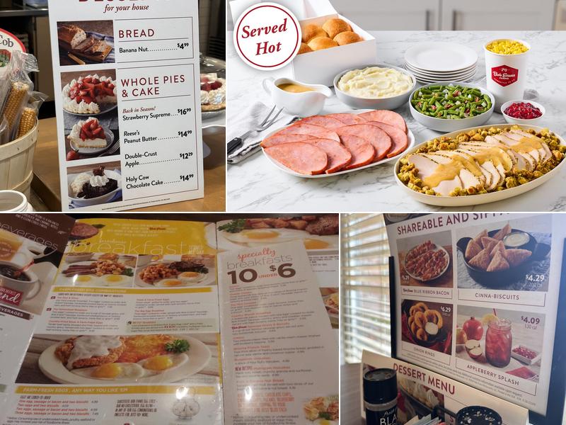 Bob Evans Menu