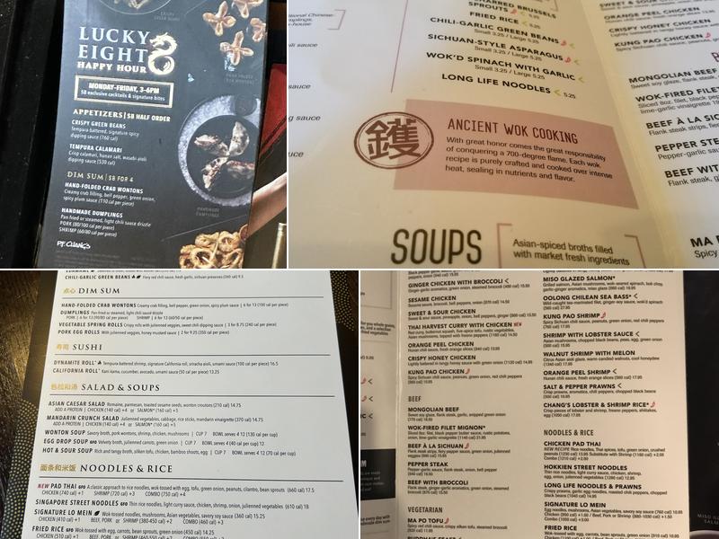P.F. Chang's Menu