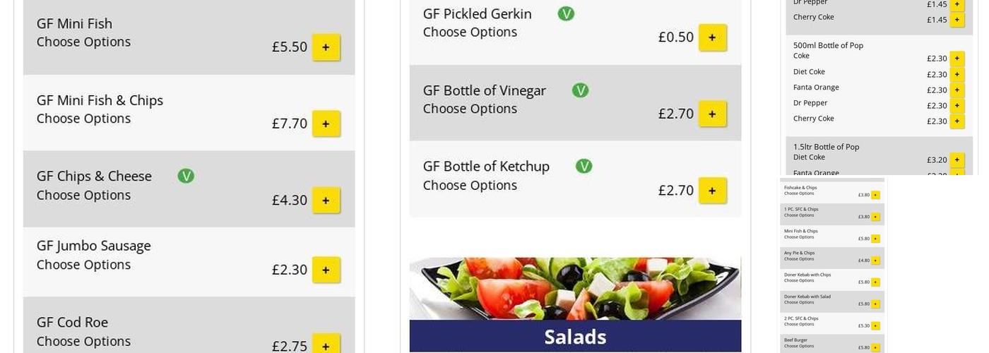 Chris's Fish & Chips (earl shilton) Menu