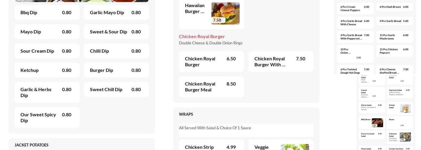 The Direct Pizza Company Menu