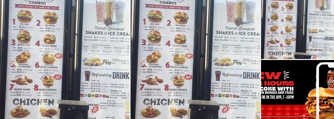 Jack's Menu