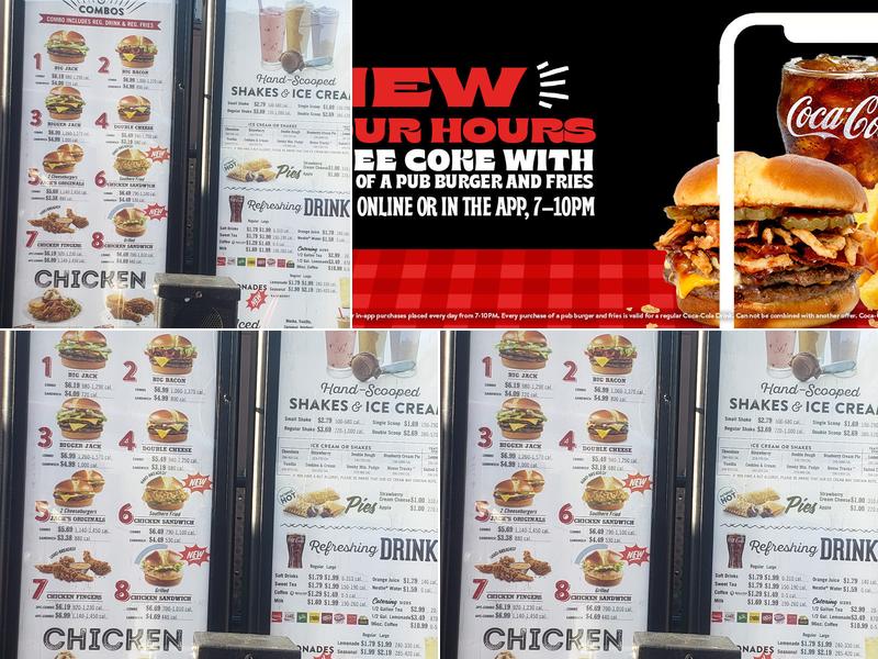 Jack's Menu